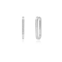 Orecchini Mabina Donna GEOMETRIC in Argento Zirconia 563348 - 563348